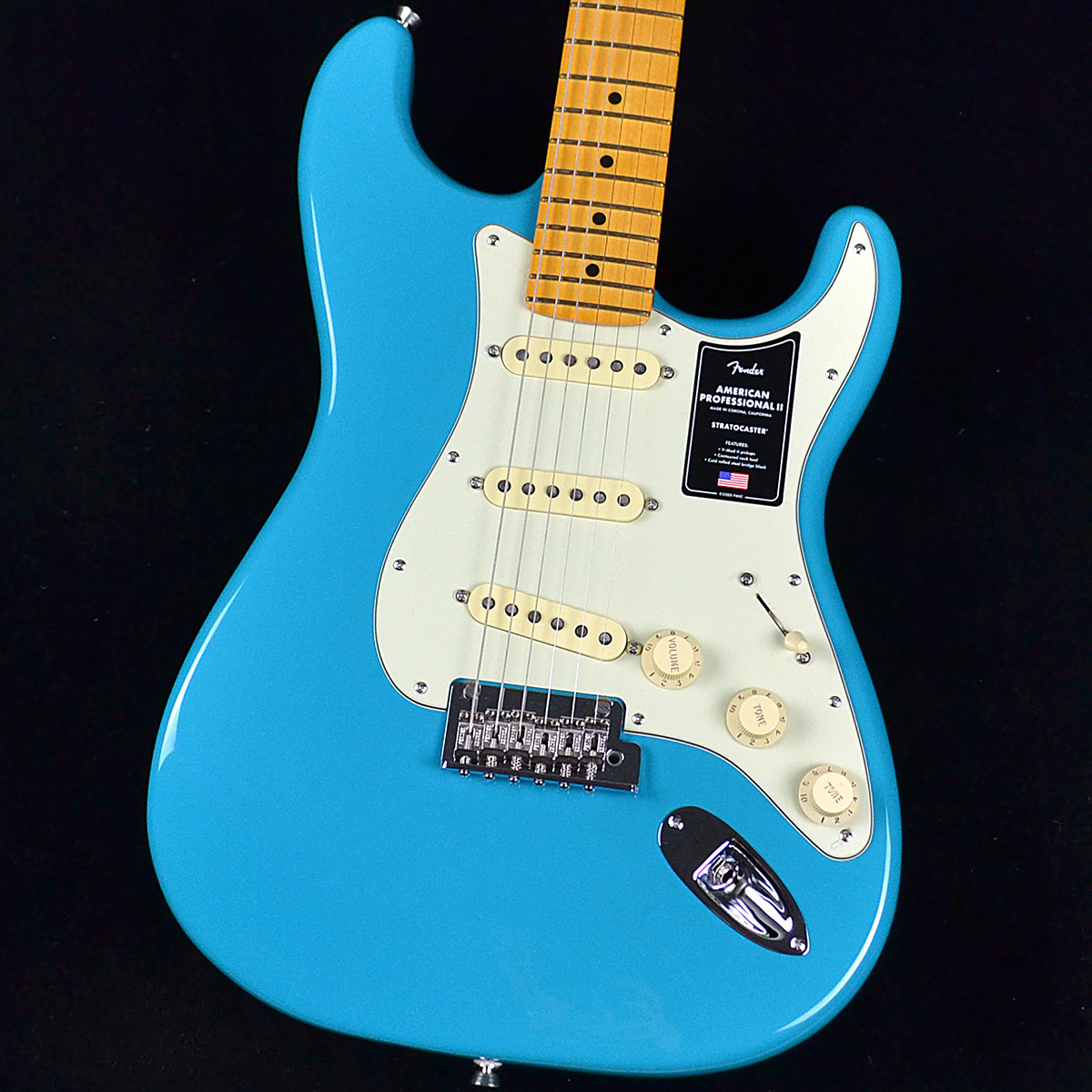 ◎新品 エレキギター フェンダー プロフェッショナル2 ストラトキャスター Fender American Professional II Stratocaster Maple Miami Blue
