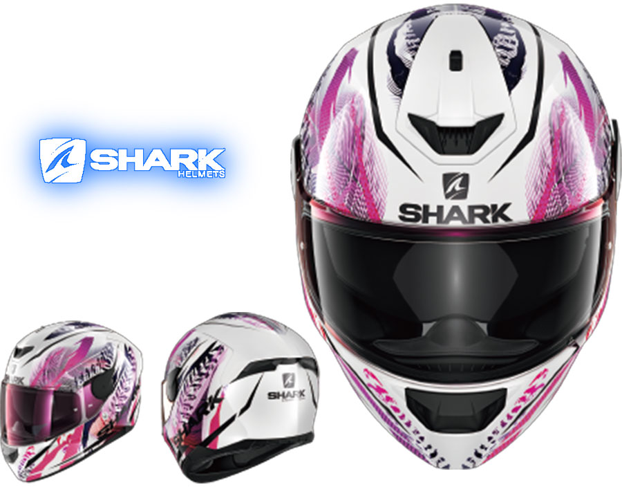 ◎バイク フルフェイスヘルメット シャーク ディースクワール2 シガン ピンク SHARK D-SKWAL2 SHIGAN PINK