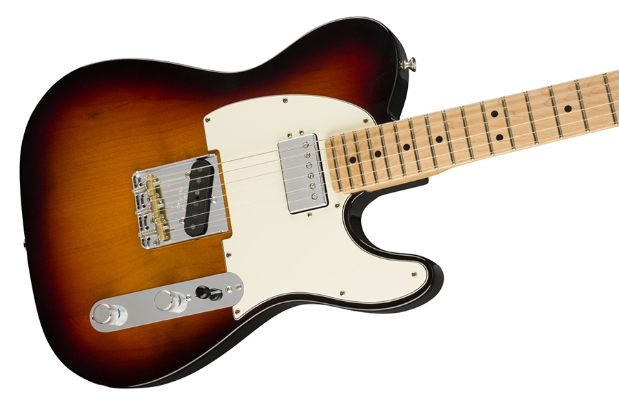 ◎新品 エレキギター フェンダー Fender USA American Performer Telecaster Humbucking Rosewood Fingerboard 3-Color Sunburst + 高音質！Fender純正ケーブルプレゼント！