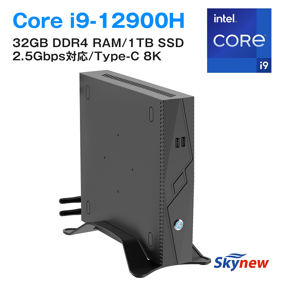 新品 ミニデスクトップパソコン Skynew GA-01 Core i9-12900H Windows11