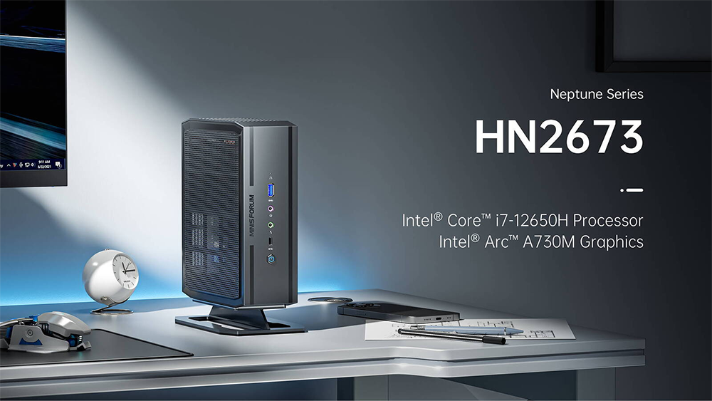 新品 ミニ デスクトップPC Minisforum HN2673 12th Core i7 Win11