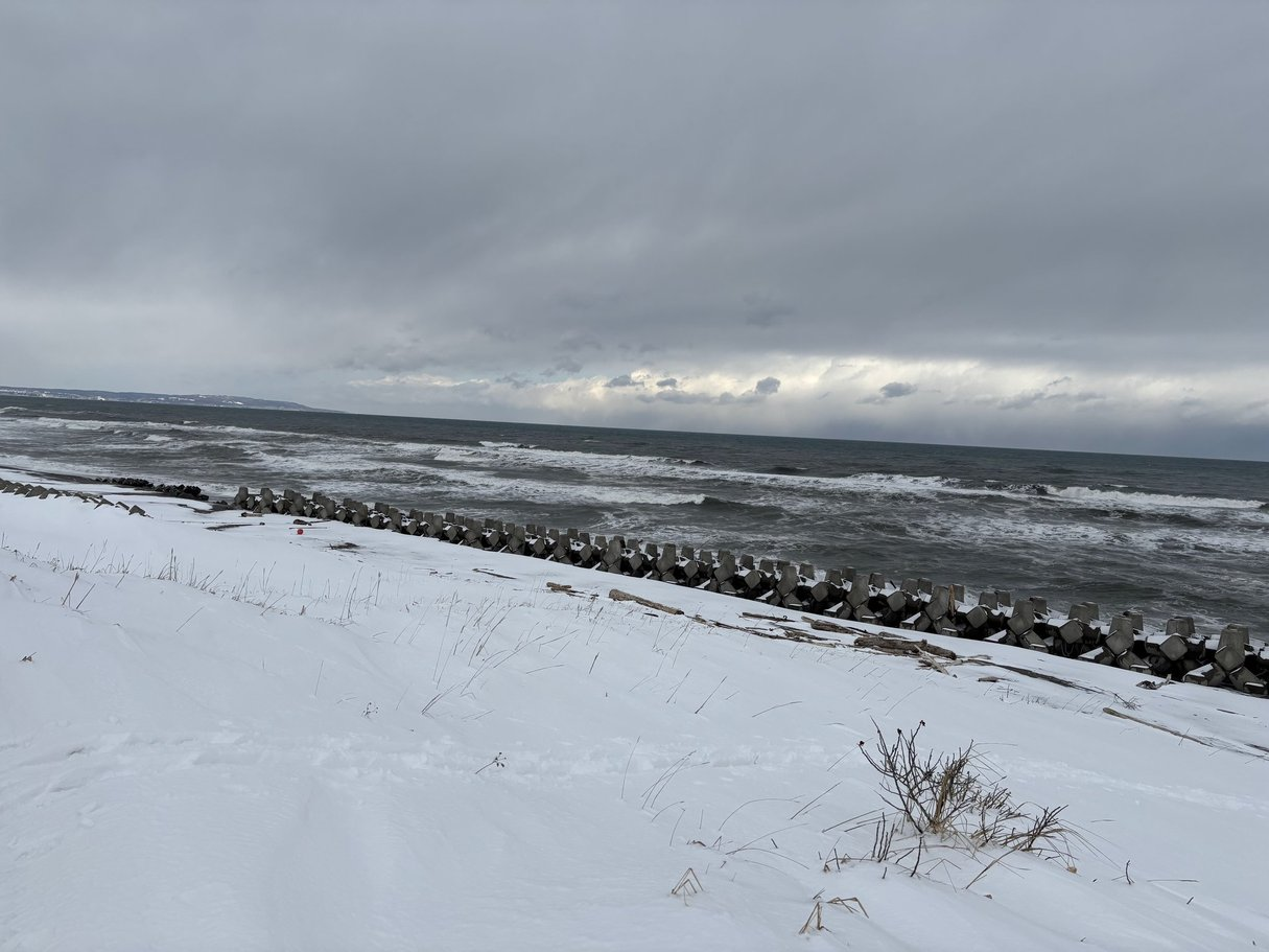 紋別・常呂は、流氷接岸。網走は流氷初日！小清水は皆無💦（2025年2月15日）