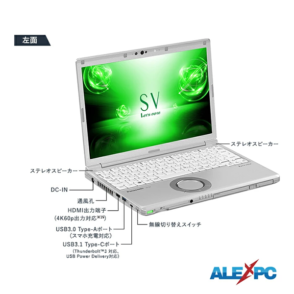 ノートPC レッツノート SV7 8th i5 Win11 12.1型