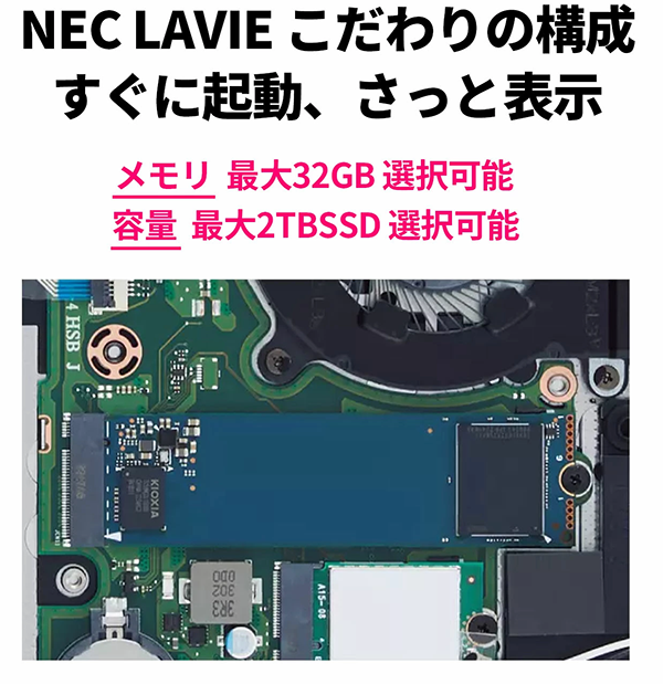 ノートPC NEC LAVIE N15 12th i7 Win11 15.6型