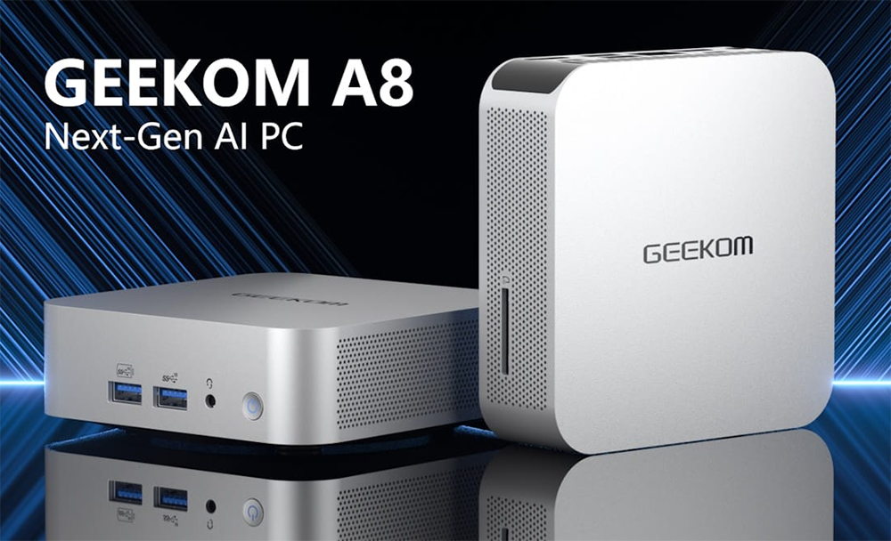 新品 ミニデスクトップパソコン PC GEEKOM A8 Ryzen9 4画面同時出力 Windows11 Pro