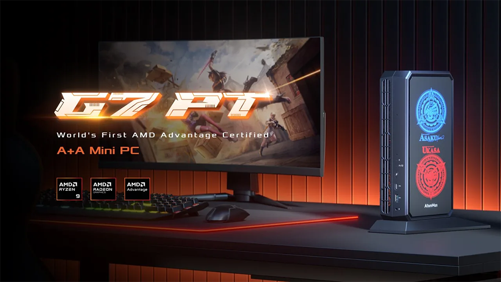 ◎新品 ミニデスクトップパソコン PC AtomMan G7 Pt Ryzen9 Wi-Fi7 Windows11 Pro