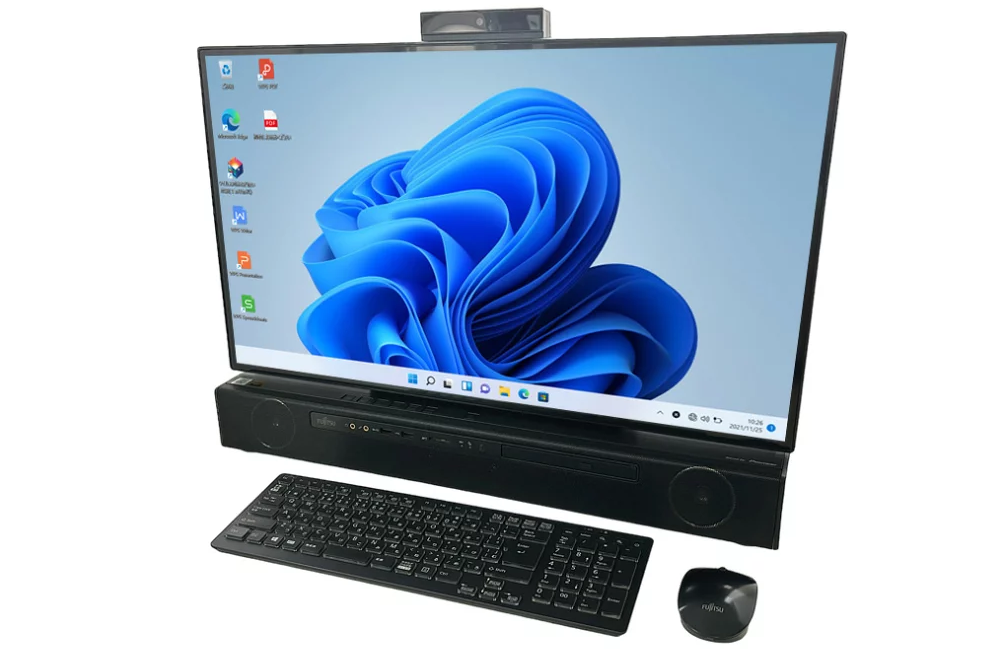 中古 デスクトップパソコン PC 27型一体 富士通 FH90E2 10世代 Core i7 Wi-Fi6 Windows11