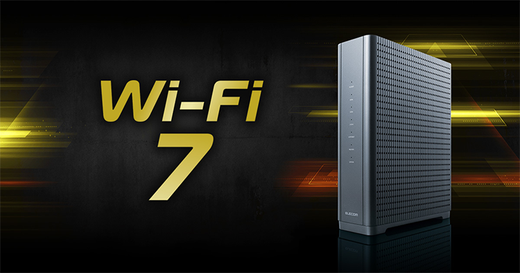 新品 無線LANルーター 親機 エレコム Elecom WRC-BE36QS-B Wi-Fi7 IPv6