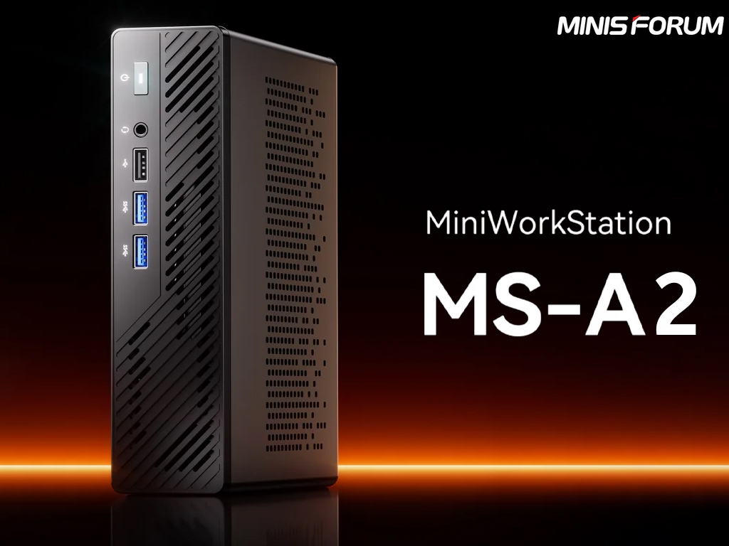 新品 ミニデスクトップパソコン PC MINISFORUM MS-A2 Ryzen9 Wi-Fi6E 3画面出力 Windows11 Pro