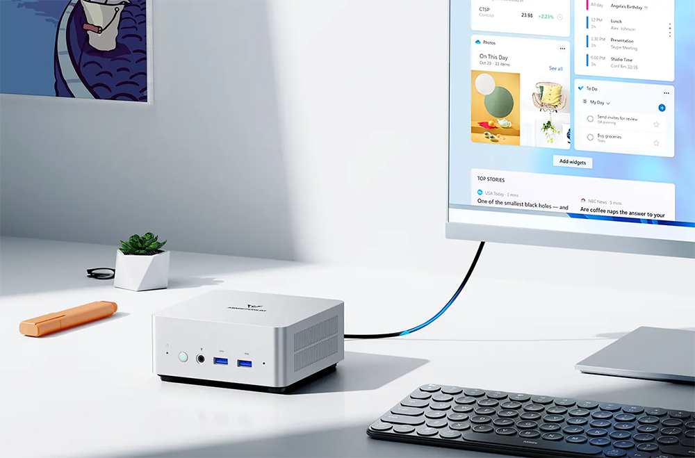 新品 ミニデスクトップパソコン PC MINISFORUM UN1250/UN1290 i5/i9 3画面出力 Windows11