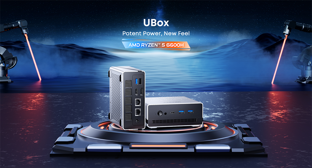 新品 ミニデスクトップパソコン PC CHUWI UBox AMD Ryzen5 6600H Windows11