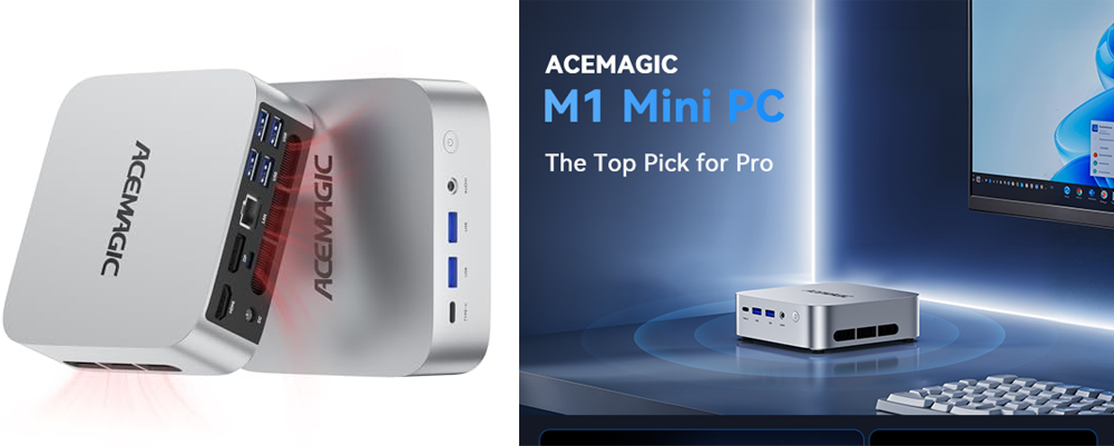 新品 ミニデスクトップパソコン PC ACEMAGIC M1 Core i9-11900H 3画面出力 Windows11