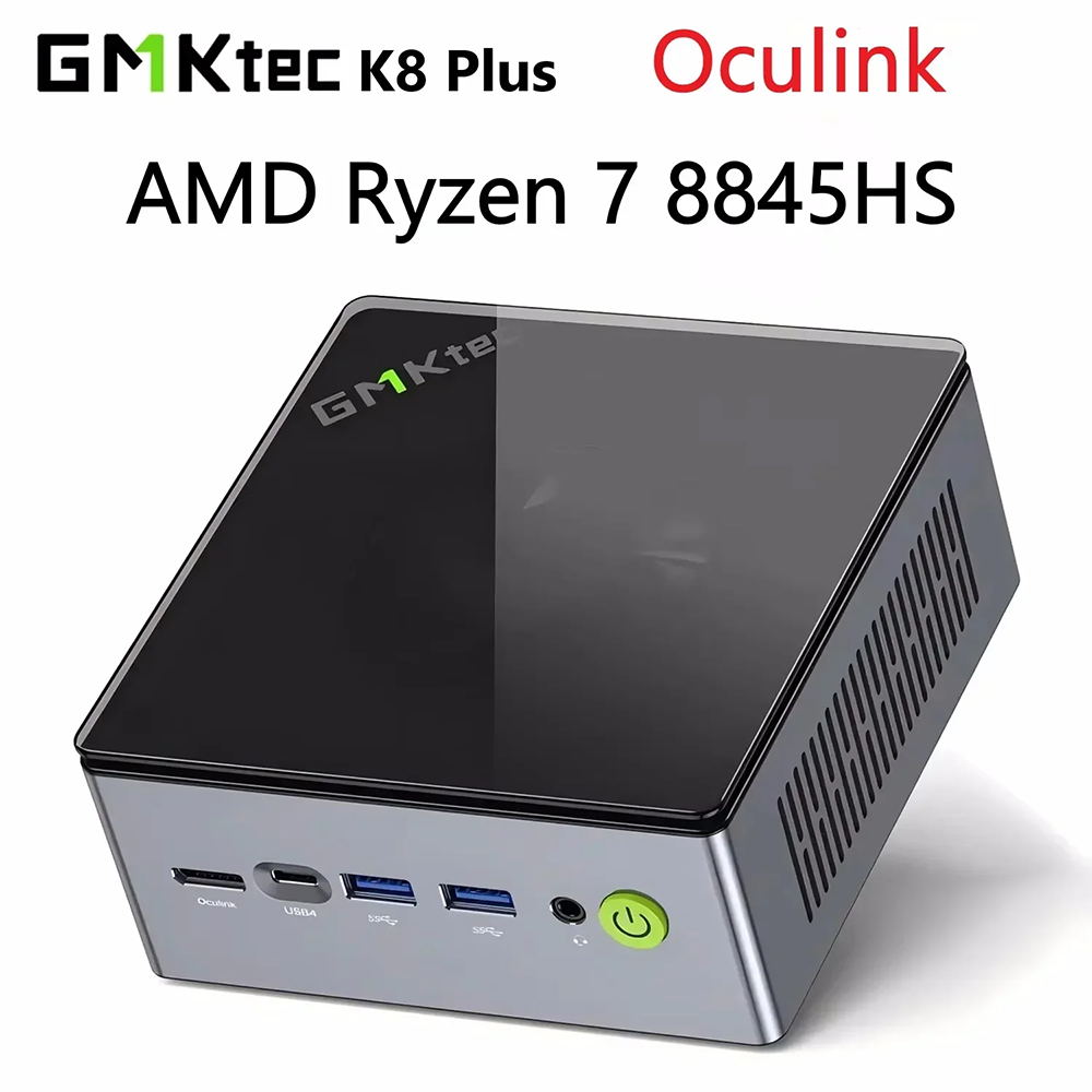 新品 ミニデスクトップパソコン PC GMKtec K8 plus AMD Ryzen7 8845HS 4画面同時出力 Windows11