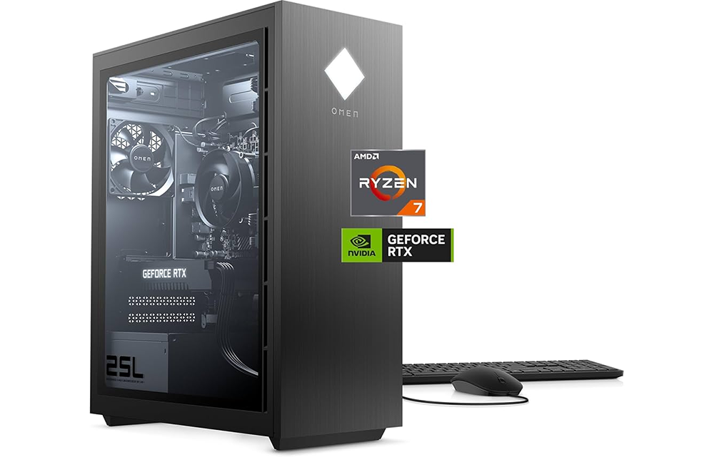 中古 デスクトップパソコン PC HP OMEN 25L 12世代 Corei7-12700F GeForce RTX 3060 Windows11