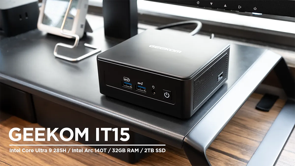 新品 ミニデスクトップパソコン PC GEEKOM IT15 15世代 Core U9 285H メモリ 32GB SSD 2TB Wi-Fi7 4画面同時出力 Windows11