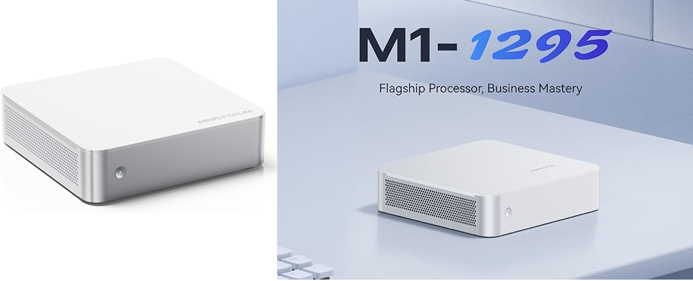 新品 ミニデスクトップパソコン PC MINISFORUM M1 1295 Windows11 12世代 Core i9-12950HX メモリ 32GB SSD 1TB Wi-Fi6E モニター なし 3画面同時出力