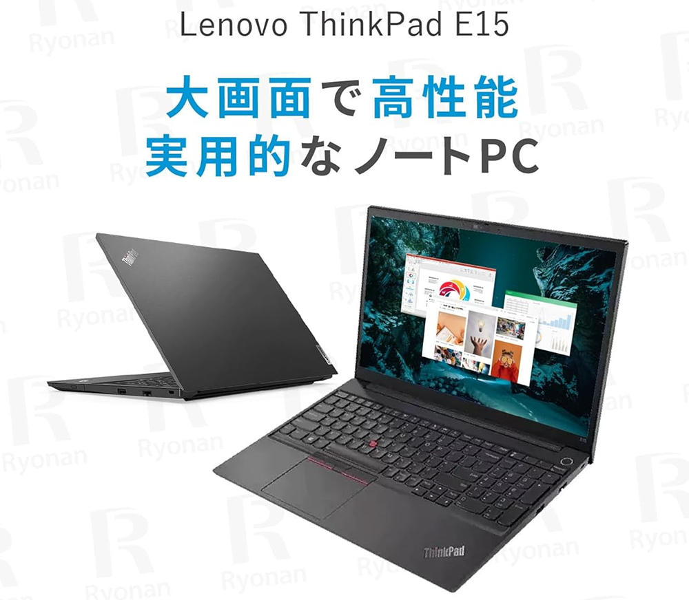 中古 ノートパソコン PC レボノ Lenovo ThinkPad E15 Windows11 15.6型 CPU 11世代 Core i5-1135G7 メモリ 8GB SSD 256GB 無線LAN Wi-Fi6 MS office 2024
