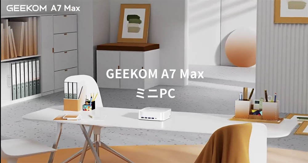 新品 ミニデスクトップパソコン PC GEEKOM A7 Max Windows11 CPU AMD Ryzen 9 7940HS メモリ 16GB SSD 1TB 有線LAN 2.5G 無線LAN Wi-Fi6E モニター なし 4画面出力 AI機能